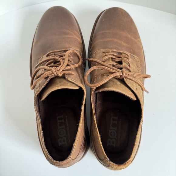 BORN Briggs Casual Oxfords Men\'s Derby Brown Leather Lace Up Comfy Shoes Size 10 main image 10
